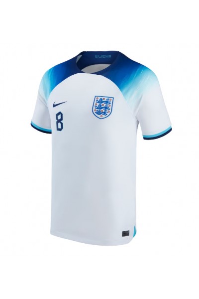 Fotbalové Dres Anglie Jordan Henderson #8 Domácí Oblečení MS 2022 Krátký Rukáv